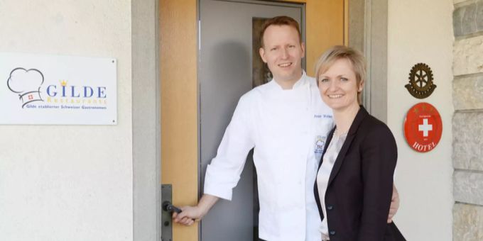 Edith und Peter Weber führen den Landgasthof Kreuz Gasthof Kreuz