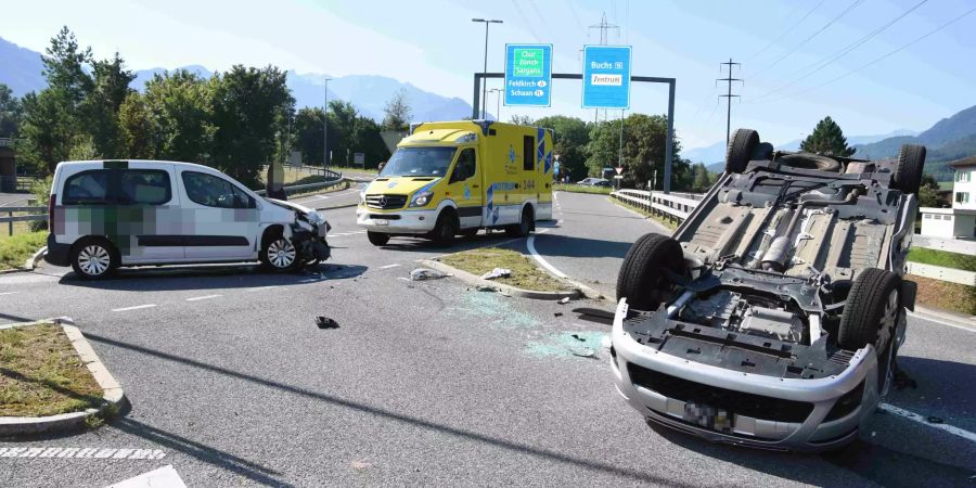 Auto überschlagen