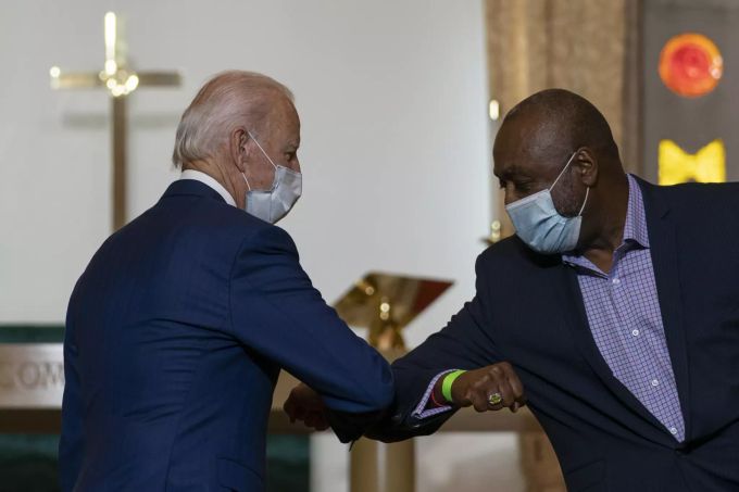 Joe Biden besuchte Kenosha. Election 2020 Biden