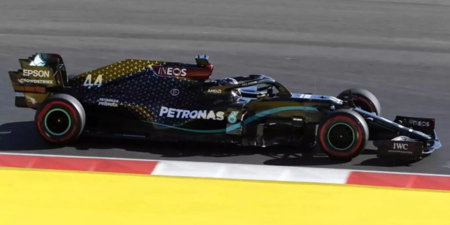 Formel-1-Superstar Lewis Hamilton will auch den Grossen Preis von Portugal gewinnen. Foto: Armando Franca/AP/dpa