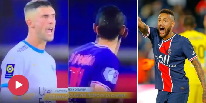 Rassismus-Rache? - PSG-Star Di Maria spuckte Neymars Gegenspieler an