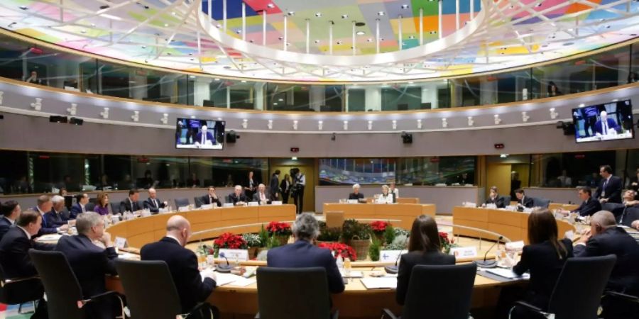 Sitzungssaal im EU-Rat
