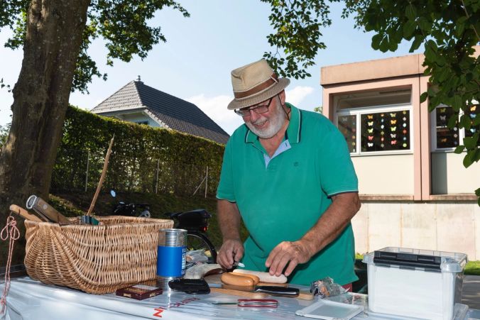 Röbi Kissling betätigt sich heute als Grillmeister.