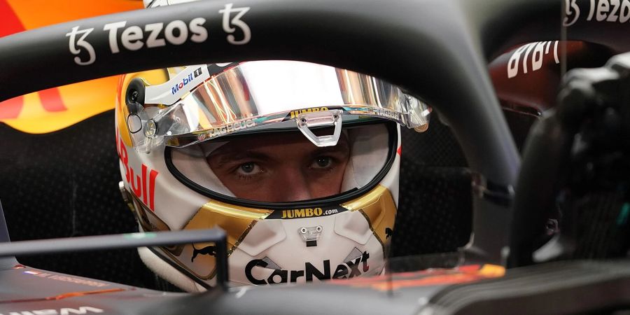 Ist in Bahrain der Gejagte: Formel-1-Weltmeister Max Verstappen.