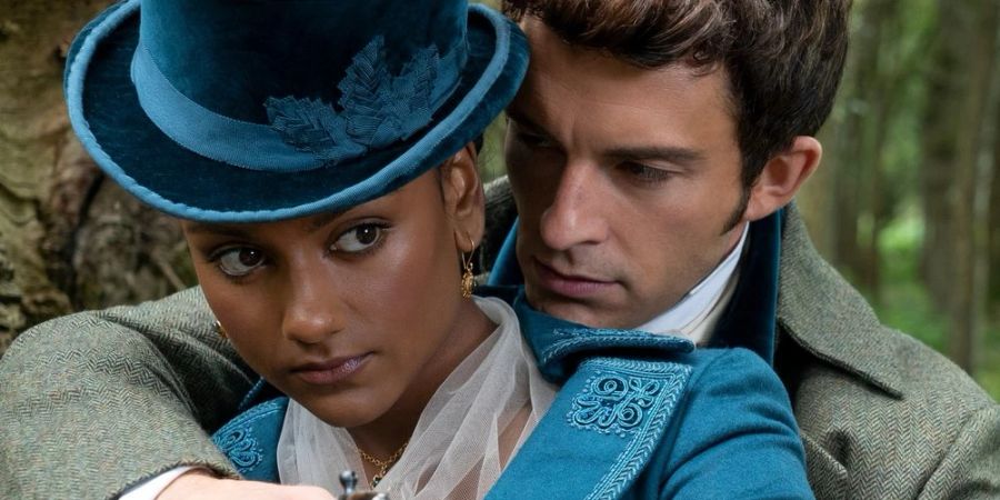 Indirekte Erotik: Simone Ashley und Jonathan Bailey in der zweiten Staffel von «Bridgerton».