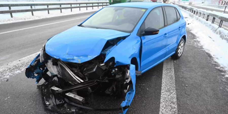 Unfall schneefällen