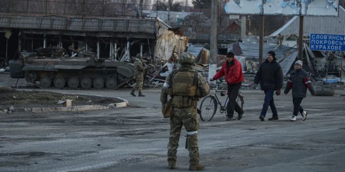 Die Donbass-Soldaten sollen von Russland im Ukraine-Krieg schlecht ausgerüstet worden sein. Ukraine-Krieg