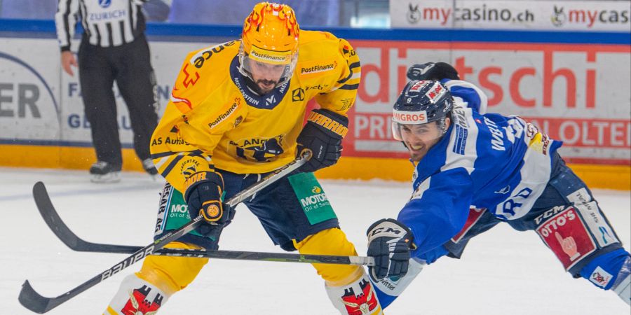 Die Herren des SC Langenthal im Spiel gegen die EVZ Academy. - Langenthal