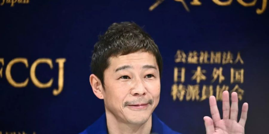 Der japanische Milliardär Yusaku Maezawa