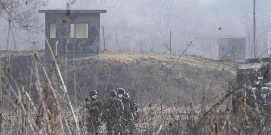 Soldaten der südkoreanischen Armee in Paju, nahe der Grenze zu Nordkorea. Foto: Ahn Young-Joon/AP/dpa