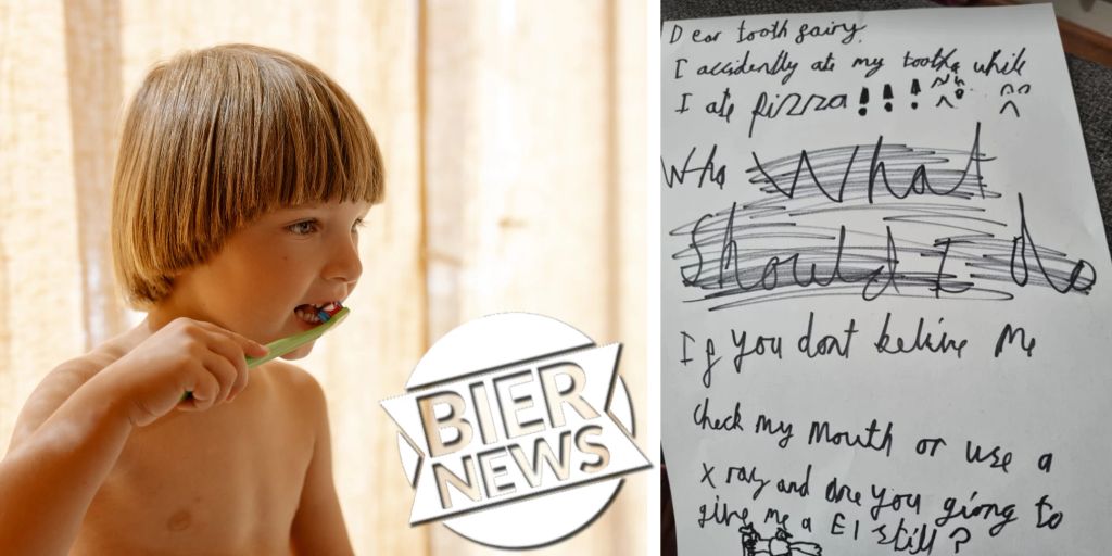 «Dear Tooth Fairy, I accidentally swallowed my tooth…»