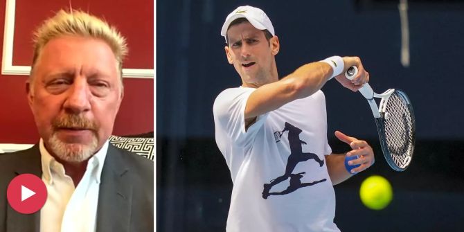 Novak Djokovic Boris Becker