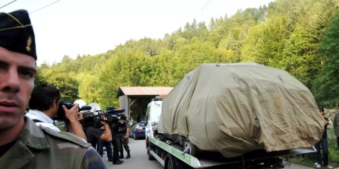 Tatort in der Nähe von Annecy Tatort in der Nähe von Annecy