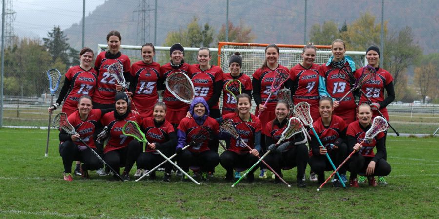 Das Frauenteam von Chur Lacrosse - Chur