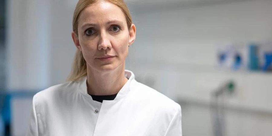 Virologin Sandra Ciesek spricht im NDR-Podcast «Das Coronavirus-Update» über die Impfpflicht. Foto: Sebastian Gollnow/dpa