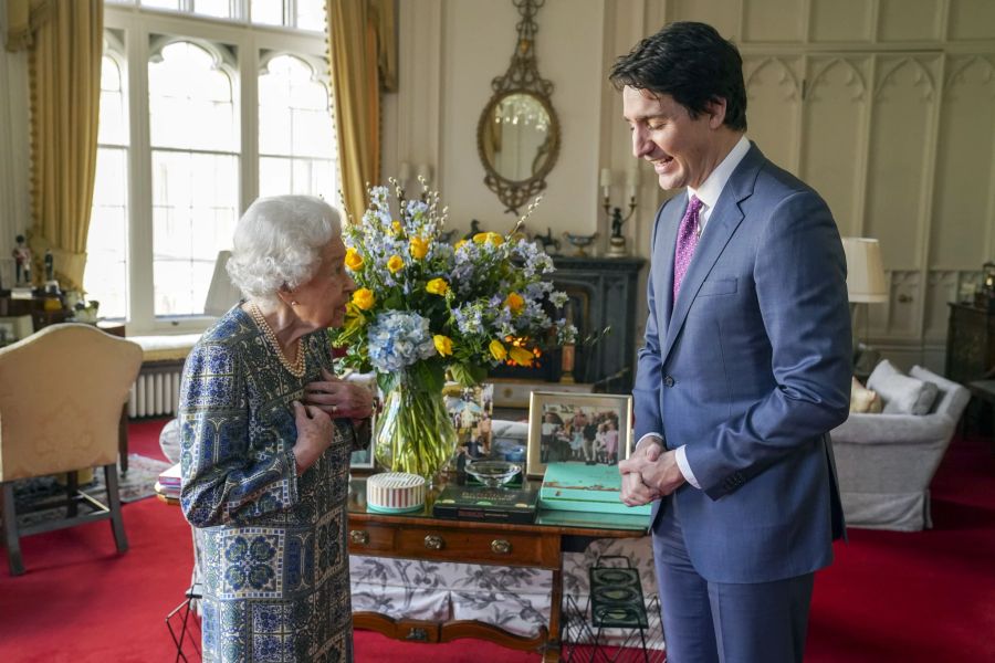 Queen Elizabeth Justin Trudeau