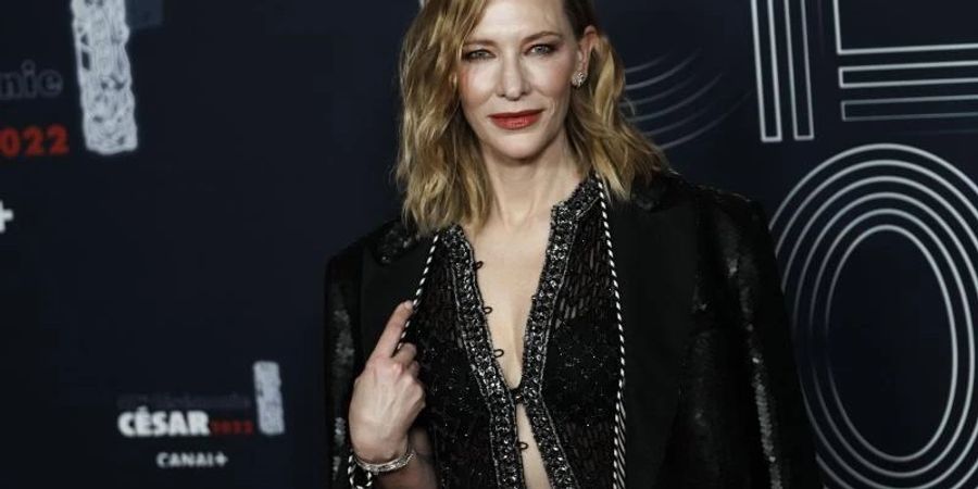 Schauspielerin Cate Blanchett erhielt einen Ehren-César. Foto: Thibault Camus/AP/dpa