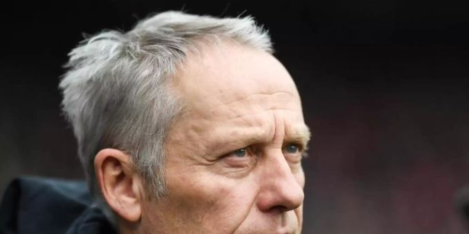 Freiburgs Trainer, Christian Streich. Coronavirus