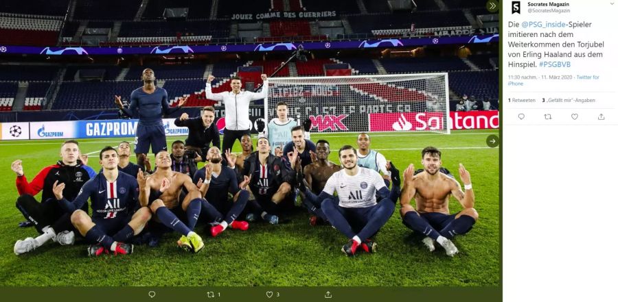 Neymar PSG Champions League