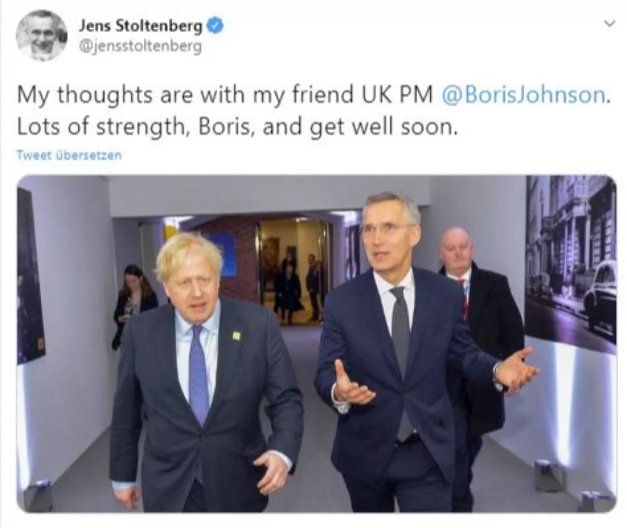 Boris Johnson Jens Stoltenberg