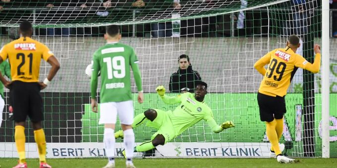 Im Spitzenspiel - YB holt dank Last-Minute-Penalty Punkt in St.Gallen