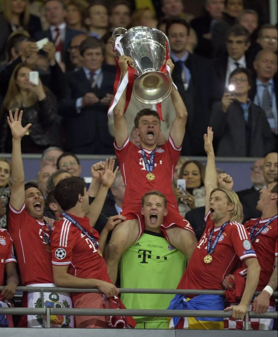 2013 feiert Neuer zudem seinen bisher einzigen Triumph in der Champions League.