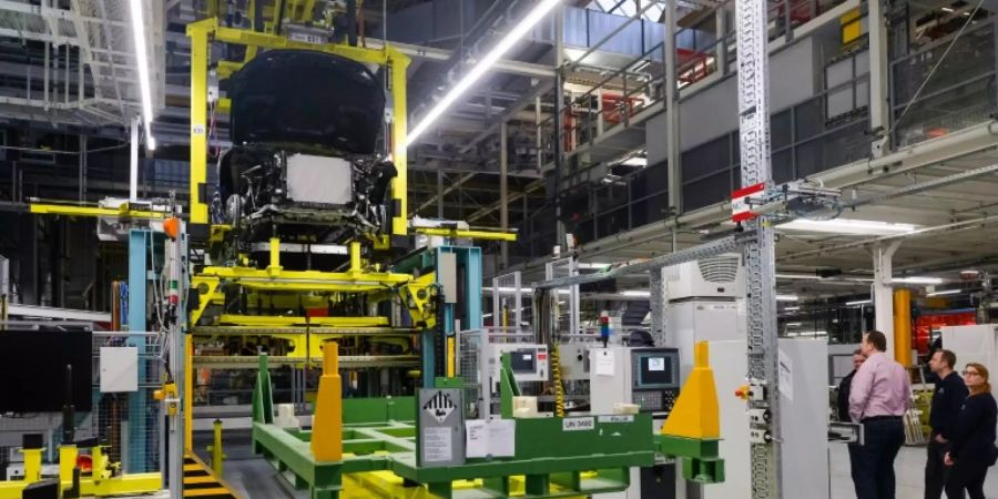 Autoproduktion bei Daimler in Bremen
