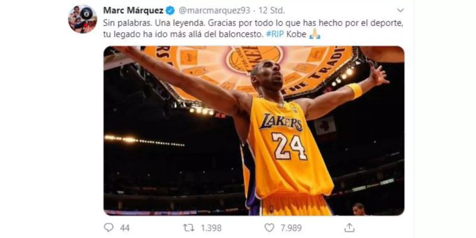 Marc Márquez Kobe Bryant