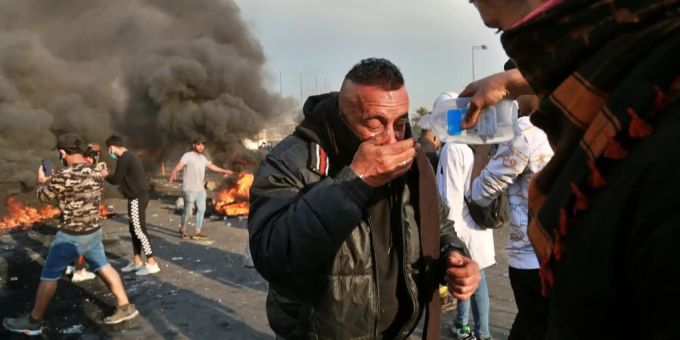 Nach Polizei-Einsatz - Vier Tote und 90 Verletzte bei Protesten im Irak