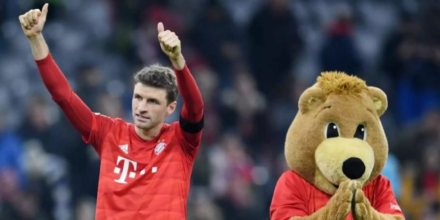 Blüht bei Bayern wieder auf: Thomas Müller. Foto: Tobias Hase/dpa