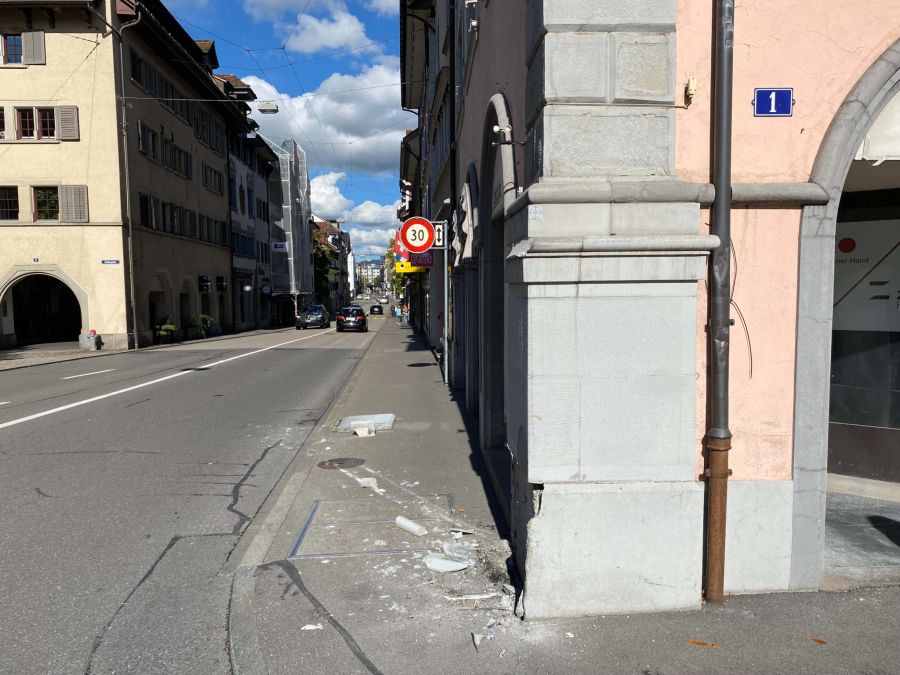 Unfall in Zug