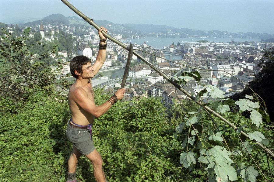 Bruno Ganser kämpfte als Umweltaktivist gegen die Abholzung von Regenwäldern an, insbesondere in Malaysia, wo er eine Zeitlang lebte. (Archivbild)