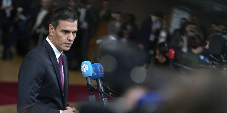 Spanien Ministerpräsident Pedro Sánchez