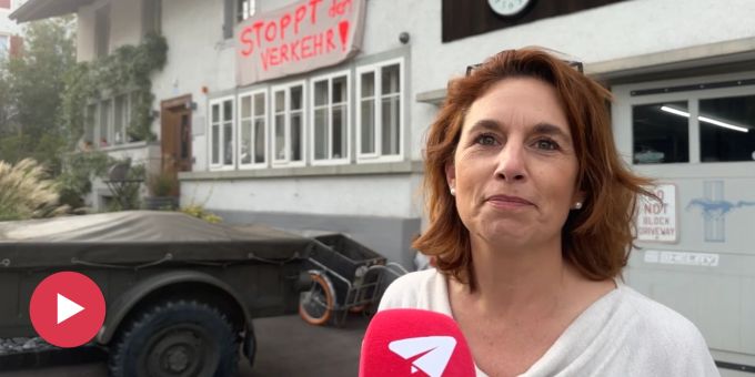 Maur ZH - Einwohner protestieren gegen Mega-Verkehr – LKW-Verbot!