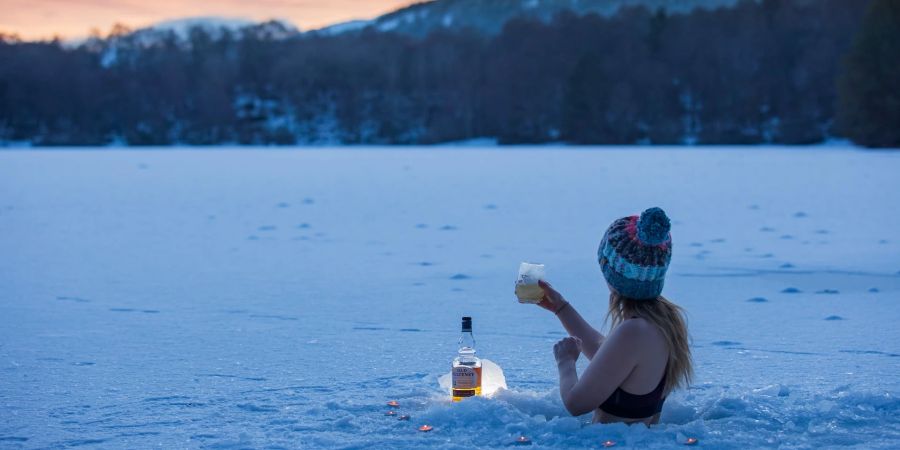 Eisbaden, Vorbereitung