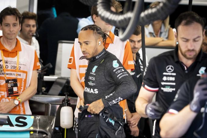 Lewis Hamilton (Mercedes) beim Training zum Holland-GP der Formel 1. Lewis Hamilton Mercedes F1