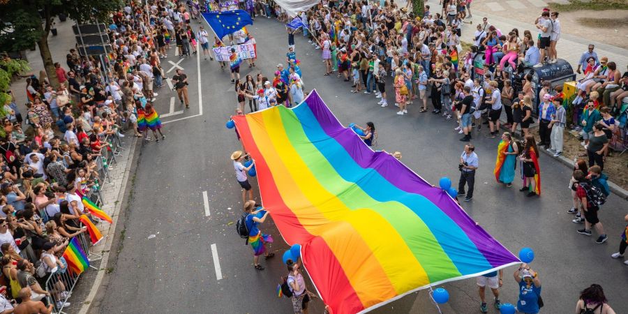 Der Christopher Street Day in Stuttgart.