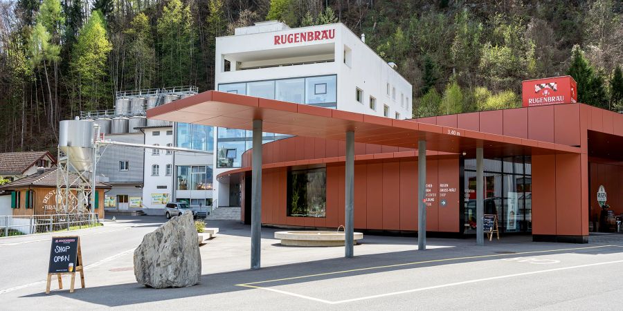 Die Rugenbräu AG an der Wagnerenstrasse 40 in Matten bei Interlaken.