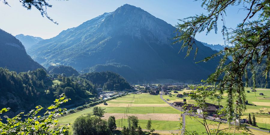 Blick auf Innertkirchen.