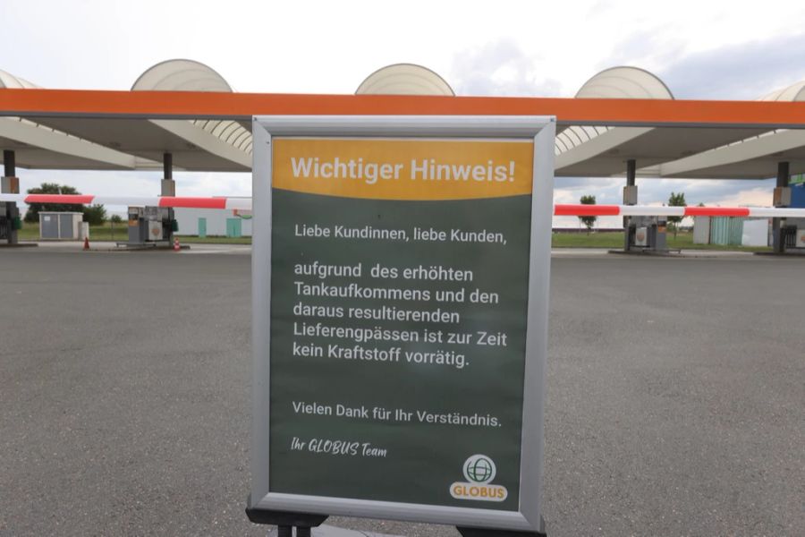 Teils war an den Tankstellen in Deutschland kein Sprit mehr vorrätig.