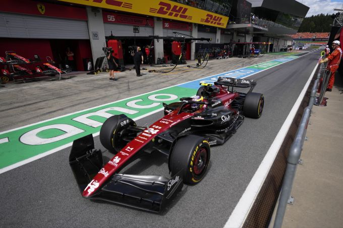 Zhou Guanyu (Alfa Romeo Sauber) beim Österreich-GP der Formel 1. Alfa Zhou Formel 1