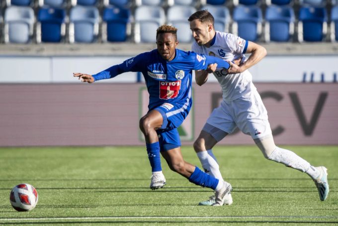 Neu beim FC Baden: Samuel Alabi (l.). FC Baden