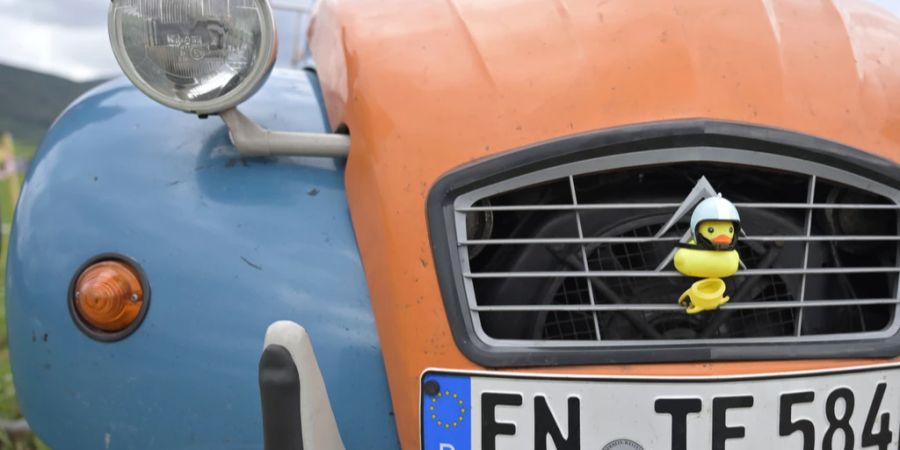 Auch aus dem Ausland reisten zahlreiche 2CV-Liebhaber an.