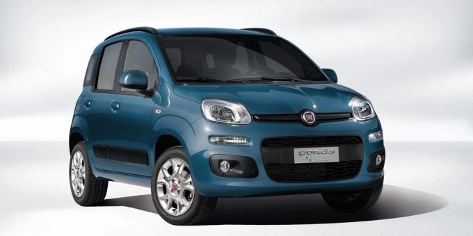 Ein Vorgänger Modell des Fiat Panda aus dem Jahre 2012. fiat panda