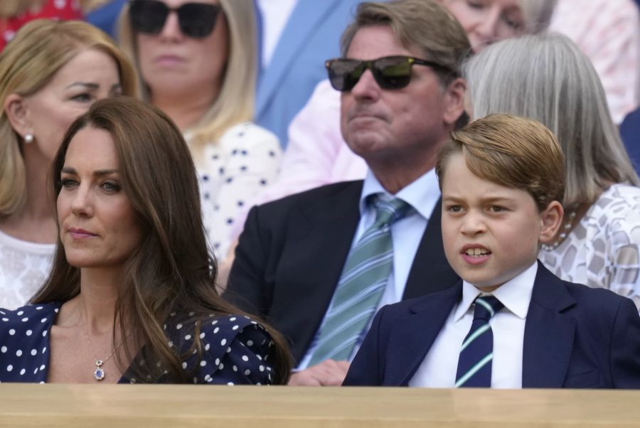 Kate Middleton und Prinz George beim Wimbledon-Final.