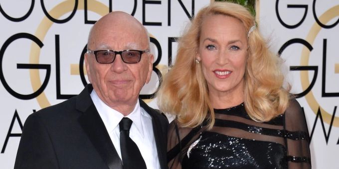 Rupert Murdoch und Jerry Hall waren seit 2016 verheiratet. rupert murdoch