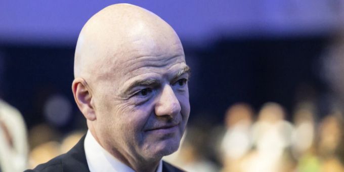 Gianni Infantino ist für den CAF Champions League Final nach Casablanca gereist. Gianni Infantino