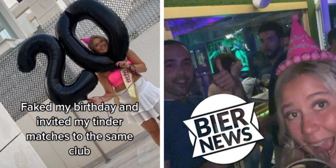 Fake-Geburtstagsparty - Sie hatte fünf Tinder-Dates auf einen Streich!