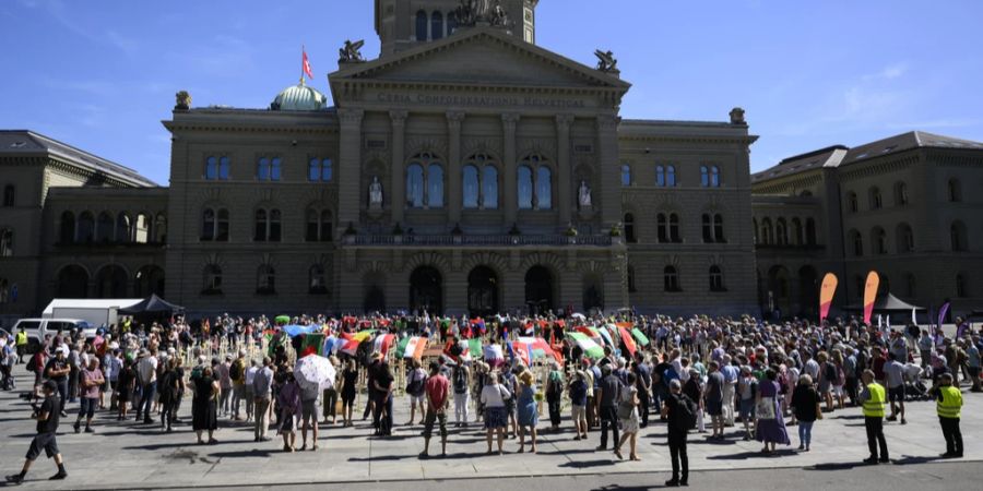 SCHWEIZ KUNDGEBUNG CHRISTENVERFOLGUNG