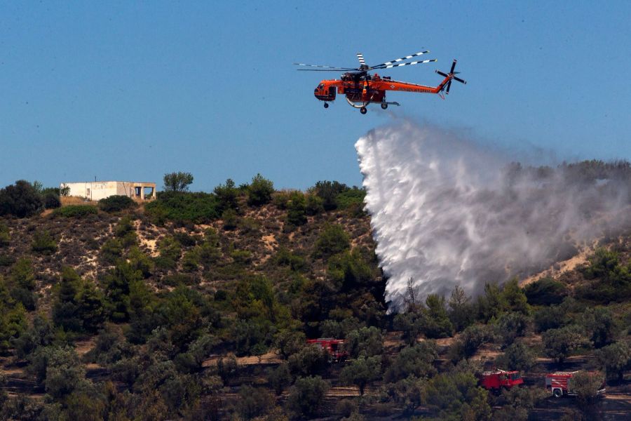 Waldbrand in Griechenland